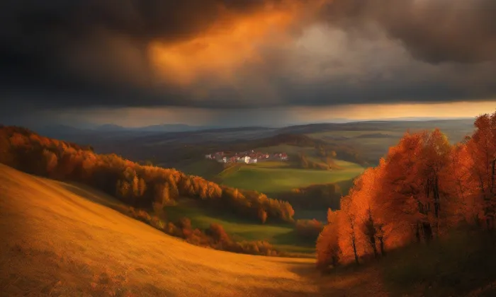 Loupežný hrádek – autumn