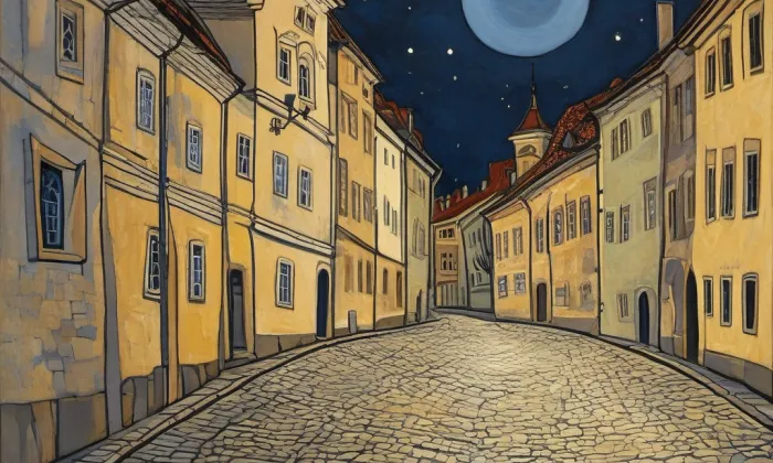 městské opevnění v Brně – noc