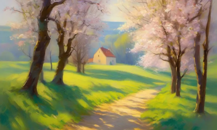 Malešov – spring