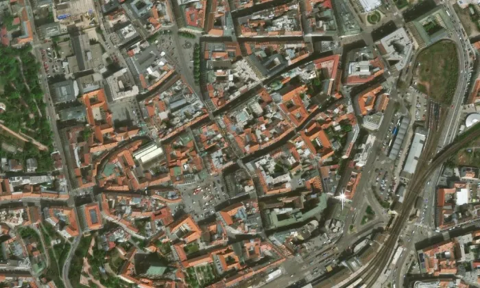 Masarykova (Brno-město) – letecký pohled