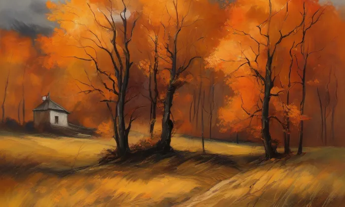 Milčeves – autumn