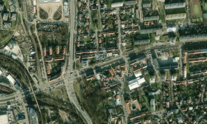 Milovická – letecký pohled
