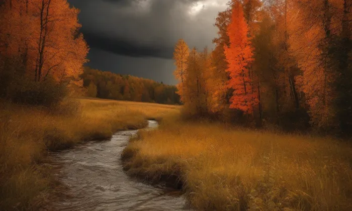 Modrý most – autumn