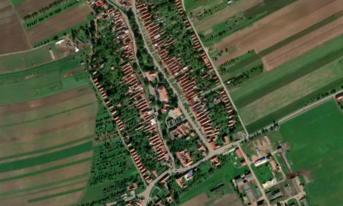 Monastýr svatého Gorazda – letecký pohled