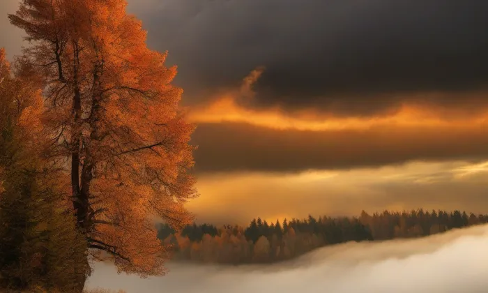 Moravský most s jezem a elektrárnou – autumn