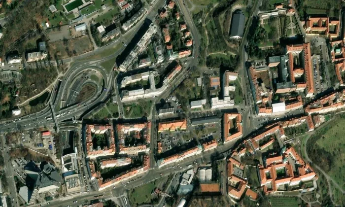 Morstadtova – letecký pohled