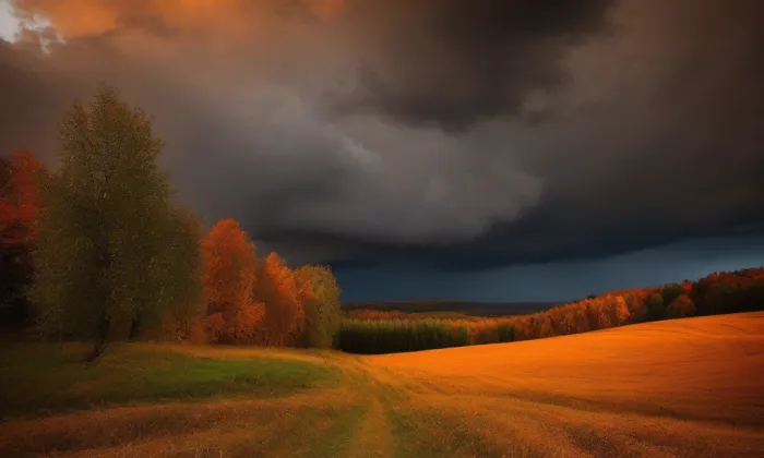 most Fráni Šrámka – autumn