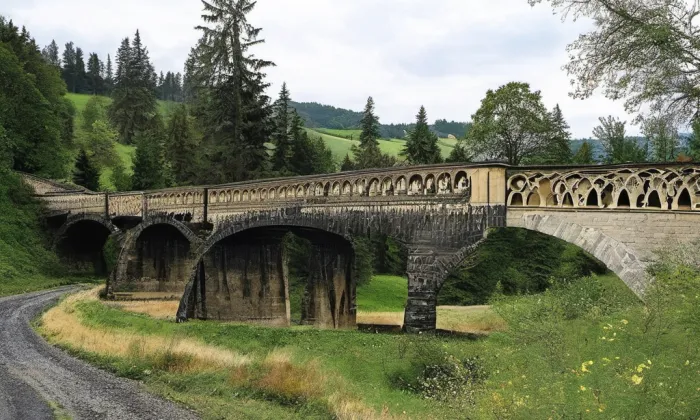 most Lštění - Čtyřkoly – historical
