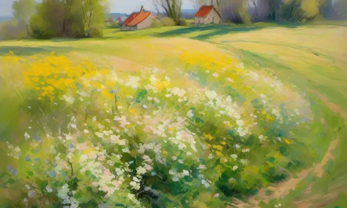 most metra na Kačerově – spring