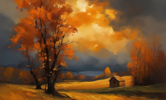 most na Císařskou louku – autumn