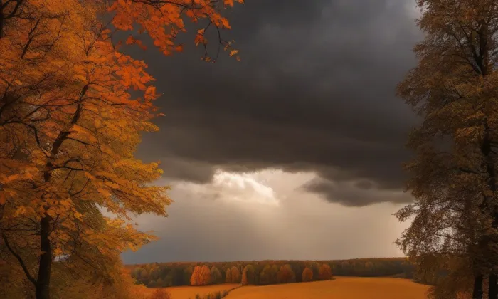 most u Lutriána – autumn