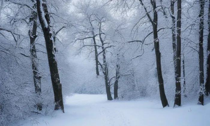 most u Lutriána – winter