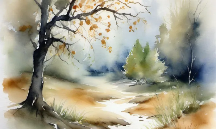 Mušlov – akvarel