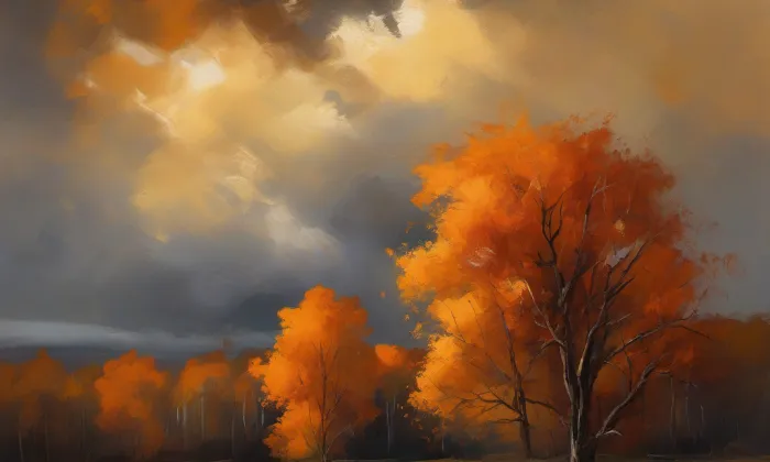 Národní hřbitov Terezín – autumn