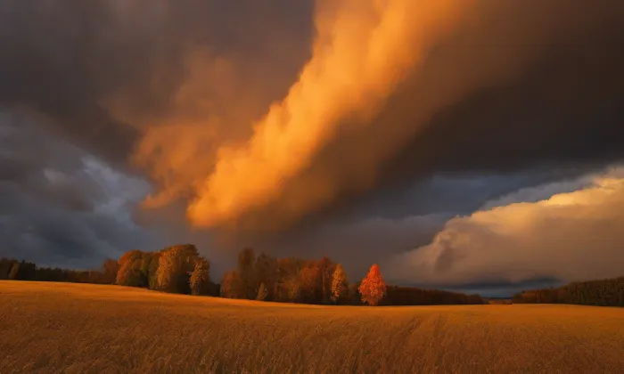 Na baště sv. Ludmily – autumn