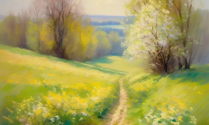 Na baště sv. Ludmily – spring