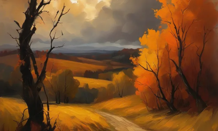 Nová synagoga v Milevsku – autumn