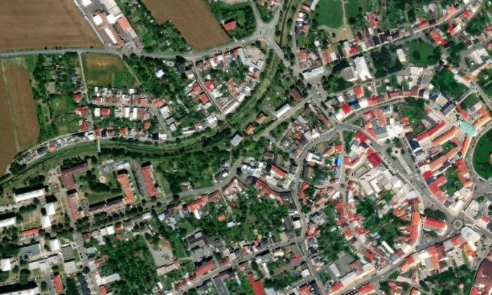 Novosady (Holešov) – letecký pohled