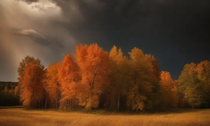 Novosady (Holešov) – autumn
