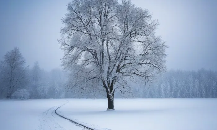 Novosady (Holešov) – winter