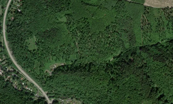 Obřany – letecký pohled