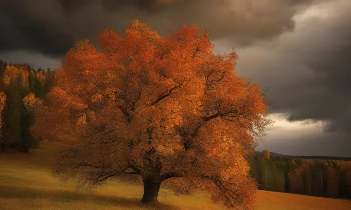 Okresní dům ve Slaném – autumn
