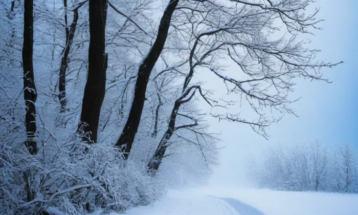 Okresní dům ve Slaném – winter
