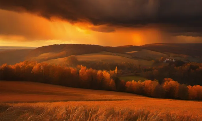 Okrouhlé Hradiště – autumn
