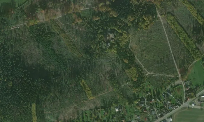 Orlík (Rozkoš) – letecký pohled