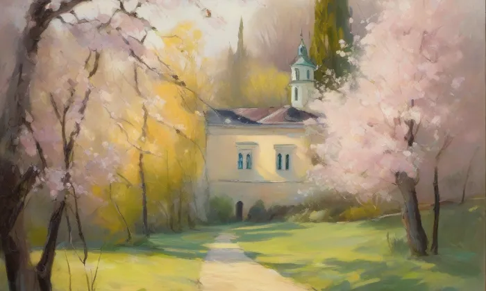 Palác Aventin – spring
