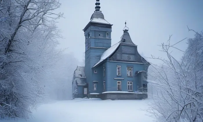 Pardubické krematorium – winter