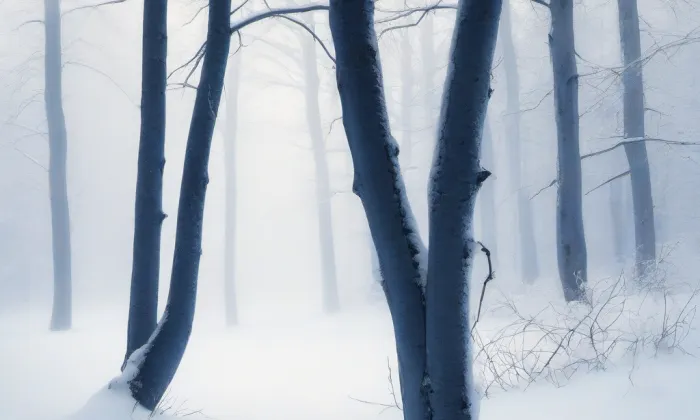 Park Gustava Mahlera – winter