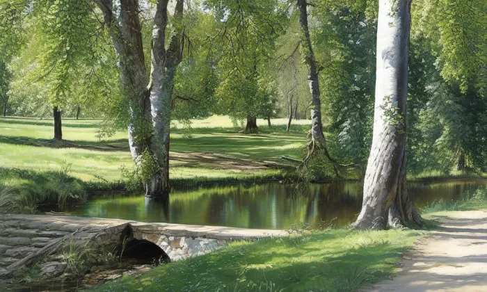 park Podviní – historical