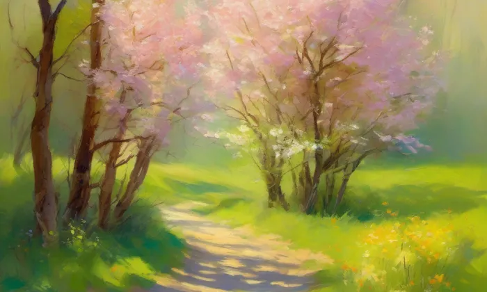 Park Sacré Coeur – spring