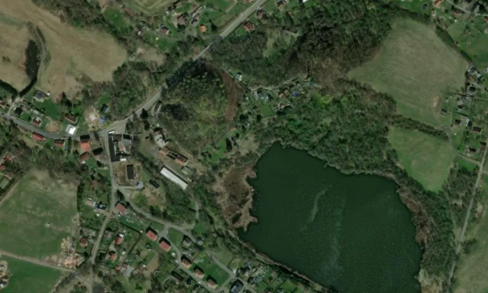 Pihel – letecký pohled