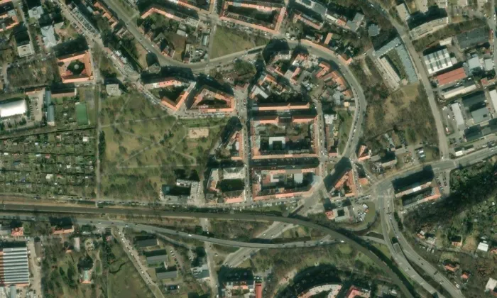Podlipného – letecký pohled