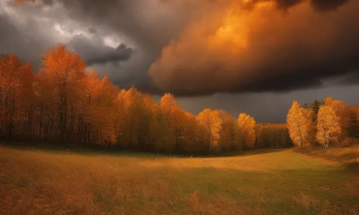 Pohřební kaple Latourů – autumn
