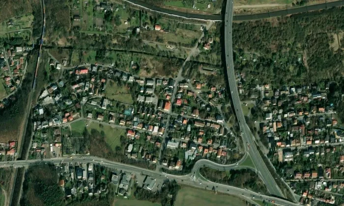 Pokorného – letecký pohled