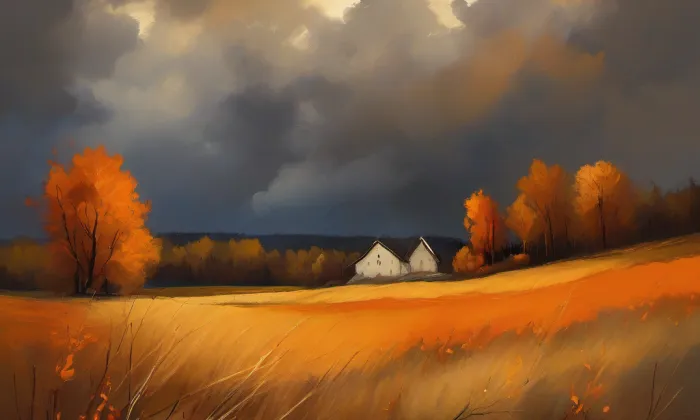 pomník Jiřího z Poděbrad – autumn