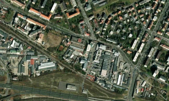 Průběžná – letecký pohled