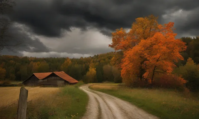 Pravoslavný chrám svatého Cyrila a Metoděje v Praze – autumn