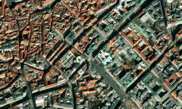 Provaznická – letecký pohled