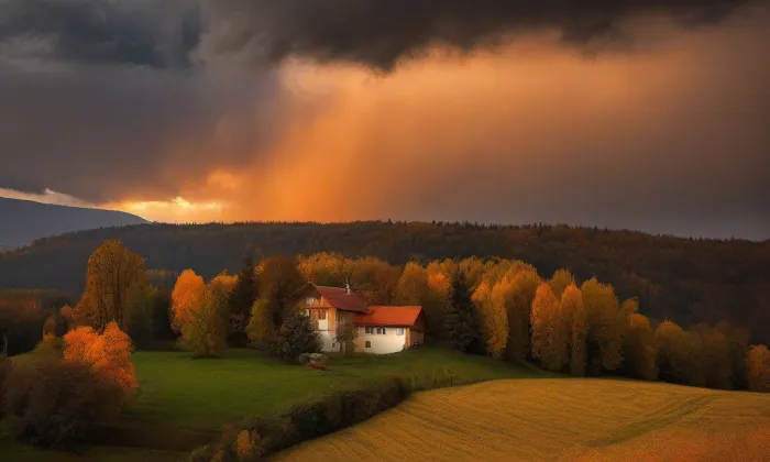 Richterova vila – autumn