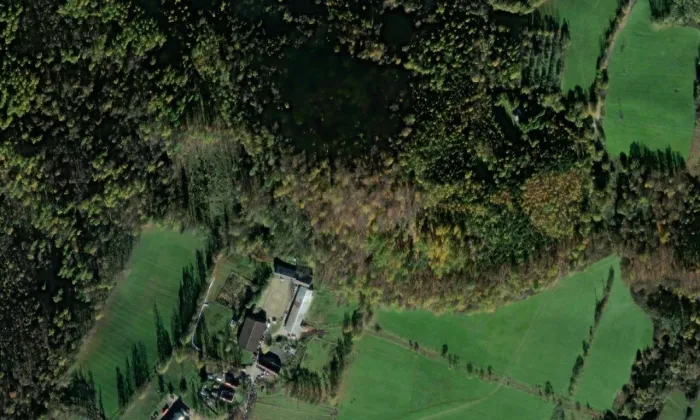 Rožnov pod Radhoštěm – letecký pohled