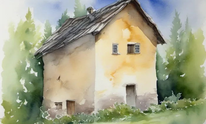 rozvodna Lískovec – akvarel
