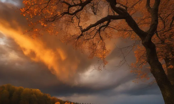 rozvodna Týnec – autumn