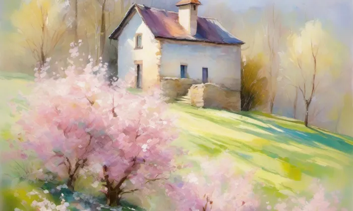 Sázavský klášter – spring