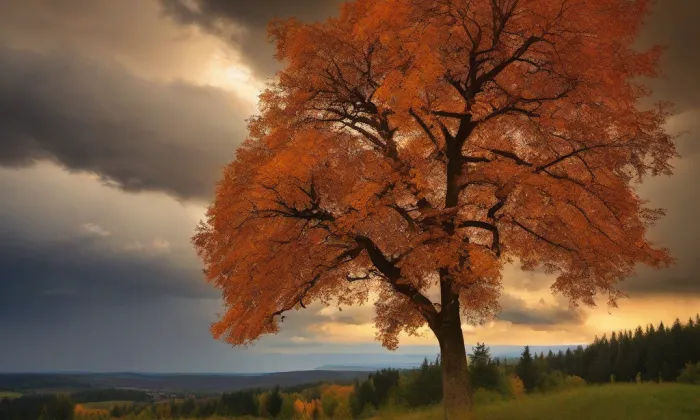 Sloup Nejsvětější Trojice – autumn