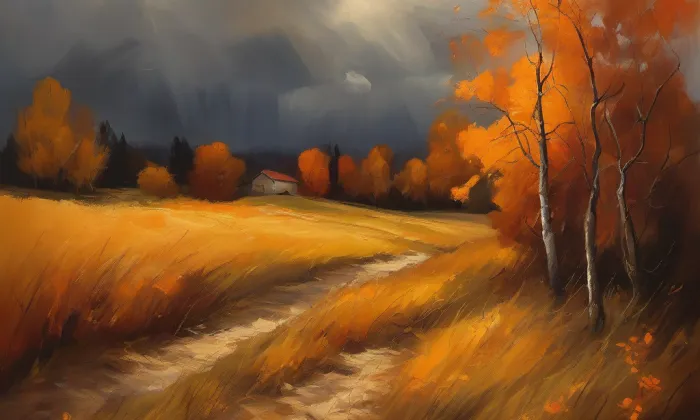 Socha Herkommana – Goliáše – autumn