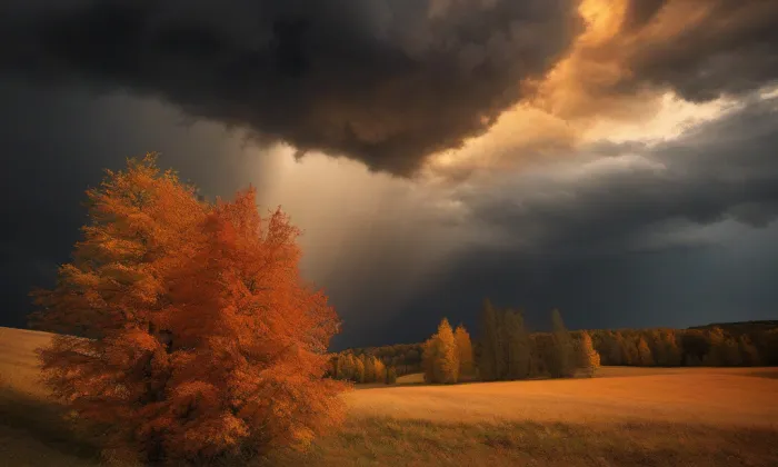 Starý a Nový zámek Kolešovice – autumn